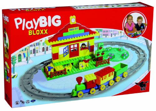 BIG 57009 - Play Bloxx Gro&szlig;e Eisenbahn 93 Bausteine Preisvergleich