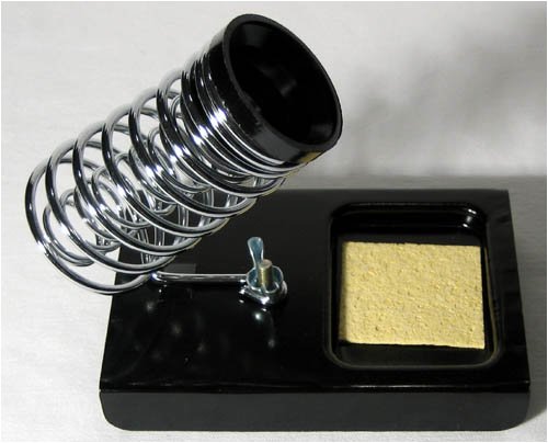 NEW SOLDERING IRON STAND HOLDER + SPONGE METAL GUN HOLD