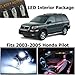 Classy Autos Honda PILOT WHITE Interior LED Package (10 Pieces)