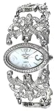 Discount Peugeot Womens Silver Tone Swarovski® Crystal Accented Bracelet Watch 7032S