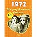 1972: Ein ganz besonderer Jahrgang