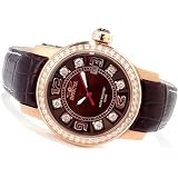 Rose Gold Watch, Invicta Ladys Classique Quartz Italian Crystal Bezel Watch Rose Gold Brown 6454