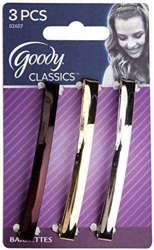 Goody Barrette 3 Metal Domed , - 3 Count - 3 Packs by Goody Classic