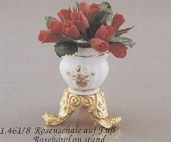 Reutter Porcelain Miniature Rose Arrangement