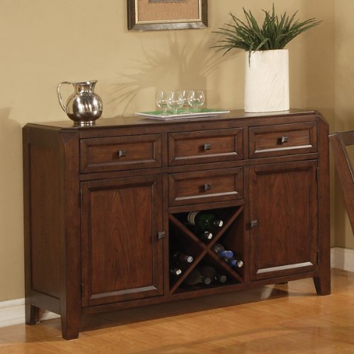 The Simple Stores Desoto Casual Dining Room Server with Wine Storage - Take 25% OFF Today!
