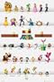 Empire 545336 Nintendo Super Mario Characters Games-Poster Luigi Yoshi Toad Wario Donkey Kong Peach Waluigi - Gr�sse 61 x 91.5 cm