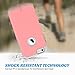 iPhone 6 Case, iPhone 6s Cases,Lookly Premium Extra Slim Hybrid Shockproof Case,Protective Case Cover for iPhone 6 / iPhone 6s (4.7 inch Screen) with Screen Protector (Gray+Pink)