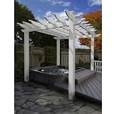 51th%2BypjyJL. SL160  Ashleys Arbors Vinyl Portland Pergola