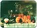 Fine Art Glass Cutting Board--Carafe and Fruit