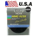 Hoya 62mm Neutral Density ND-400 X, 9 Stop Multi-Coated Glass Filter