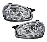 Angel Eyes Scheinwerfer, passend f&uuml;r Opel Corsa B (alle), Ausf&uuml;hrung: Klarglas Chrom.