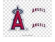 Los Angeles Angels Jeweled Body Art Kit