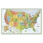 Rand McNally Laminated Wall Map, US, 32in. x 50in.