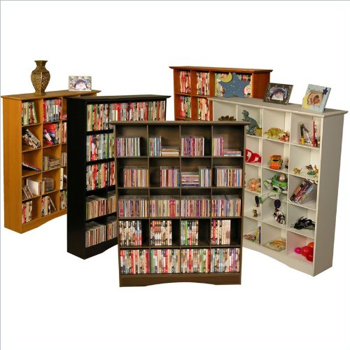 Venture Horizon Four Column Media Storage Cube Bookcase On Sale