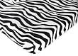 Funky Zebra Fitted Crib Sheet for Baby and Toddler Bedding Sets by JoJo - Zebra Print Microsuede
