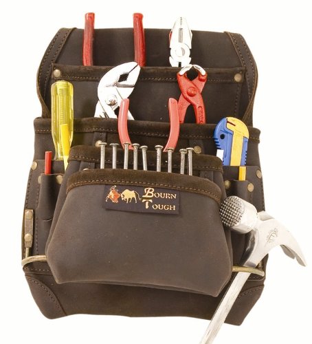 10 Pocket Oil Tanned Nail Bag
