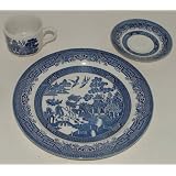 Churchill China Churchill Blue Willow Dinner Set, 24 Piece