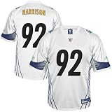 Super Bowl Merchandise Jerseys : Reebok Pittsburgh Steelers #92 James Harrison Super Bowl XLIII Champions Youth White Fashion Football Jersey