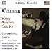 Classical Music : Welcher: String Quartets Nos. 1-3
