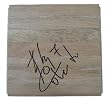 Fabricio Oberto Autographed 6x6 Parque Floorboard, San Antonio Spurs, Washington Wizards, Proof Photo