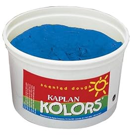Kaplan Kolors Scented Dough - Blaze Blue Cotton Candy by 