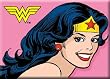 Wonder Woman Pink Landscape Background Refrigerator Magnet