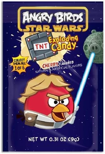 Angry Birds Star Wars Exploding Candy Cherry 24 count