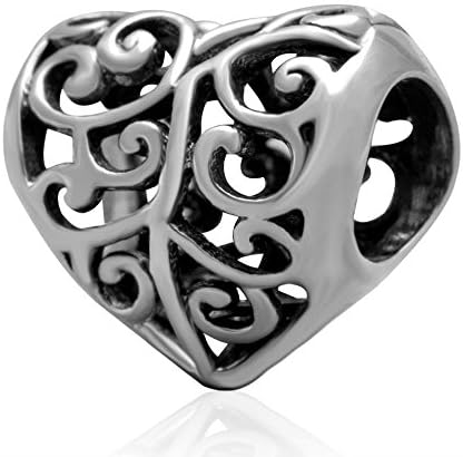 Chic CharmsFamily Tree of Life Heart Authentic 925 Sterling Silver Charm Bead Wonderful