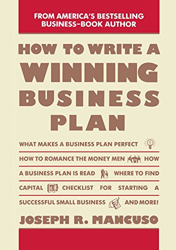 how to write a winning business plan