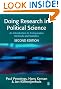 Doing Research in Political Science: An Introduction to Comparative Methods and Statistics