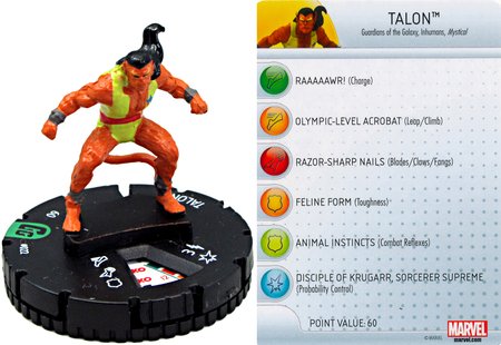 Marvel Heroclix: Guardians of the Galaxy Set Talon #022