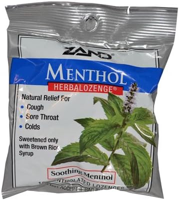 Zand Menthol HerbaLozenge Soothing Menthol - 15 Lozenges - Case of 12
