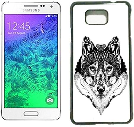 Hard Case Cover for Samsung Galaxy Alpha (Wolf Animal)