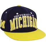Zephyr Michigan Wolverines Navy Blue-Maize Superstar Snapback Adjustable Hat