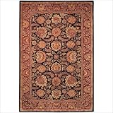IMAGE OF Safavieh CL359A-210 Classics Collection Handmade Navy and Red Wool Area Runner, 2-Feet 3-Inch by 10-Feet