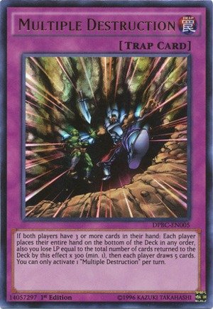 Yu-Gi-Oh! - Multiple Destruction (DPBC-EN005) - Duelist Pack 16: Battle City - 1st Edition - Ultra Rare