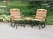 Angel Line Windsor Glider and Ottoman Set, Espresso with Chocolate Cushion