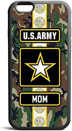 US Army Mom Cover, Case Rubber Black For iPhone 6 Plus, iPhone 6 4.7", iPhone 5/5s, iPhone 5C, iPhone 4/4s (iPhone 6 Plus)