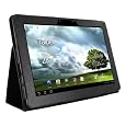 MiniSuit ASUS Transformer Prime Case TF201  Leather-like Multi-View stand folio case cover designed for ASUS Eee Pad Transformer Prime 2 (newest model) - Black