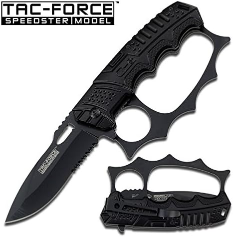 TF-827BK Knuckle Knife Spring Assist 4.75" qmQJq1ePO8 Closed VbdN8i8wL All Black ahjeifjd folding akskiwkdlfl67 vbncbddgfhrytui e667errtdf vcvx23werjk besdvcaq11 SPRING H3m8C2wvb ASSIST KNIFE4.75" CLOSED3.5"STAINLESS STEELHALF SERRATED XlqID9Mzy BLADEALUMINUM KNUCKLE HANDLEINCLUDES POCKET CLIP