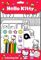 Colouring Sheets & Sticker Set - Hello Kitty (1201HKCS)