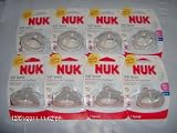 8 Nuk Clear Silicone Replacement Spouts
