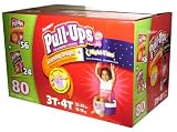 Huggies Pull Ups Learning Designs + Night Time (56+24=80 Training Pants) 3T-4T (32-40 lbs, 15-18kg)