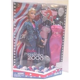 Barbie for President 2008 Blonde the White House Project by Barbie