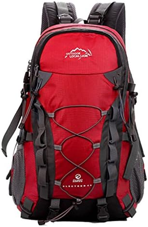 Donyan Outerdoor Nylon Camping Hiking Mountain Backpack W*L*H:32*15*50" Red