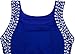 Angel-fashions Women's Round Neck Beading Sequin Backless Slit Party Dress