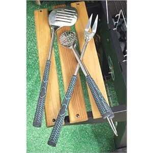 Charcoal Companion Golf Club 3-piece Barbecue Tool Set by 