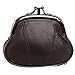 100% Leather Change Purse with Clasp