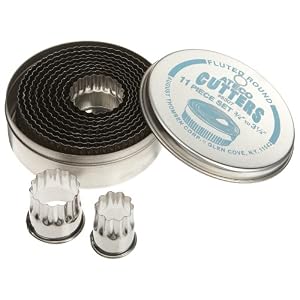 Ateco 11 Piece Fluted Round Cutter Set by 