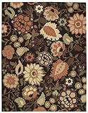 IMAGE OF Capel 6036RS08001000400 Gaston-Bouquet Ocean 8 ft x 10 ft Area Rug